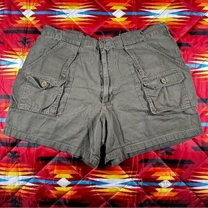 Rio Bravo Outdoor Adventure Cargo Shorts Size 34 Gray Camping Hiking Fishing